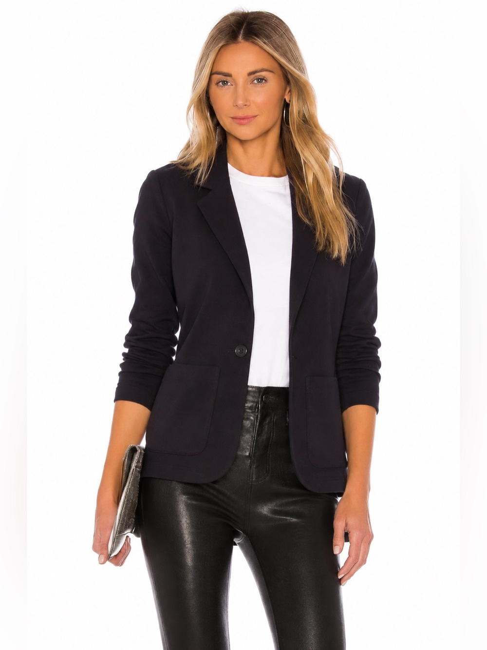 REPEAT THE SHIRT $260 Single Button Blazer Jacket 100% cotton